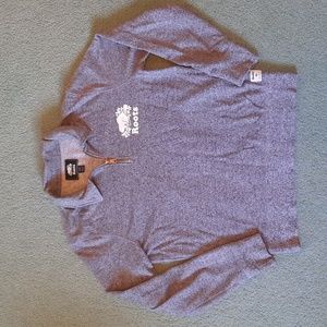 Roots Organic Original Half Zip - Salt and Pepper